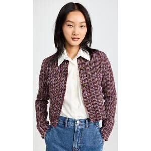 Rag &‎ Bone Marisa Tweed Jacket Classic Fit Jacket Size 8